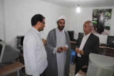بازدید فرماندار از خانه دیجیتال مسجد حضرت ابالفضل(ع)+تصویر
