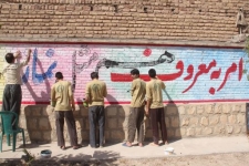  جانشین بسیج سازندگی سپاه نبی اکرم کرمانشاه از فعالیت های طرح هجرت در سرپلذهاب بازدید کرد