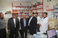  نماینده مردم درمجلس شورای اسلامی از بیمارستان شهدا بازدید نمود