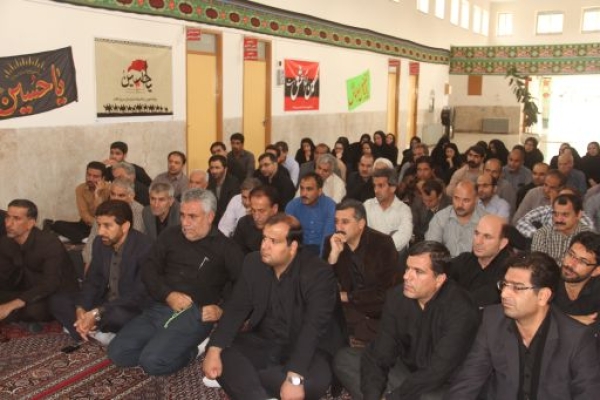 مراسم عزاداری حضرت اباعبدالله الحسین (ع) در شبکه بهداشت ودر مان سرپل ذهاب برگزارشد 