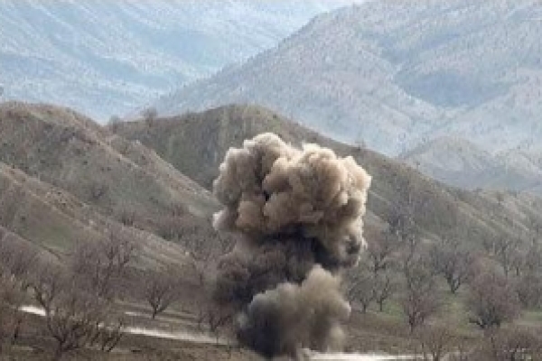 انفجار مین در شهرستان مرزی قصرشیرین/ ۲ نفر دچار موج گرفتگی شدند