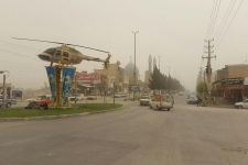 گرد و خاک دید افقی را در سرپلذهاب به 500 متر کاهش داد/ تداوم گرد و خاک تا روز شنبه 