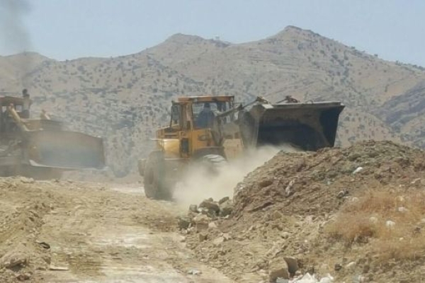 دفن زباله های شهری سرپل زهاب /  پیگیری مسئولین شهرستان به منظور ساماندهی محل سابق دفن زباله ها 