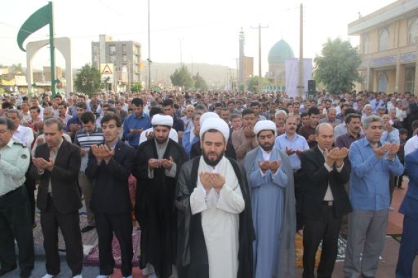 اقامه نمازعیدسعید فطر در جوار مصلای نماز جمعه  شهرستان