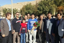 سفر مربی تیم ملی ووشو جوانان کشور به شهرستان
