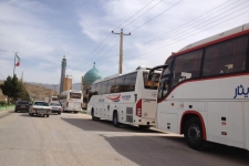 ورود اولین کاروان راهیان نور به شهرستان / بیش از 25 هزار نفر برای صعود به ارتفاعات بازی دراز وارد شهرستان خواهند شد