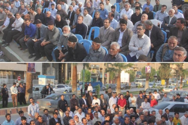 بازار  داغ ستادهای انتخابات ریاست جمهوری در خیابانهای شهرستان / از سخنرانی نمایندگان نامزدهای انتخاباتی تا بنرهای بزرگی که در خیابانهای شهر نصب شده اند