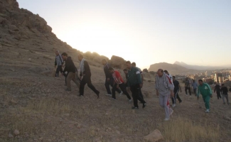 کوهپیمایی کارکنان نیروی انتظامی سرپل ذهاب
