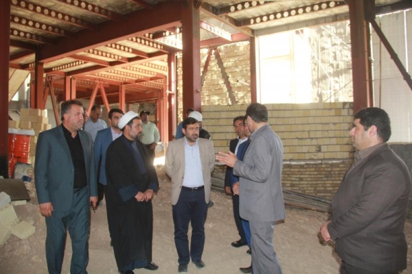 مجتمع فرهنگی آیت الله خامنه ای (مدظله العالی) سرپلذهاب ازبزرگترین پروژه های فرهنگی استان است / بهره برداری از پروژه در ابتدای سال آینده  