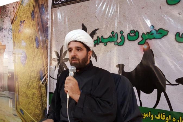 خطبه خوانی حضرت زینب کبری (س) در شهرستان سرپل ذهاب برگزار شد