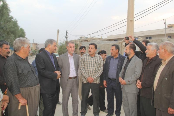 مشکلات روستاهای بخش مرکزی سرپل ذهاب مورد پیگیری قرار گرفت