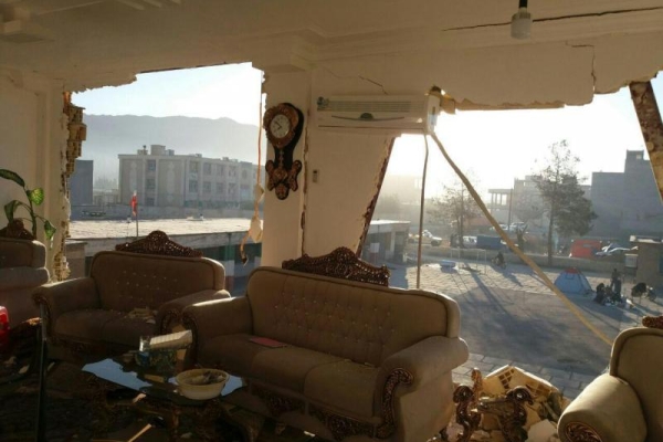 تصاویر تکاندهنده از زلزله در سرپل ذهاب