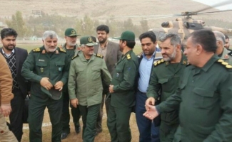 حضور فرمانده کل سپاه در مناطق زلزله زده سرپل ذهاب