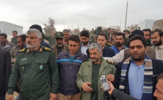 چهارمین حضور فرمانده سپاه در مناطق زلزله زده کرمانشاه