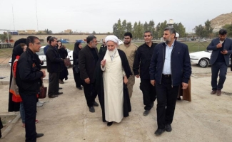مراسم گرامیداشت چهلمین روزدرگذشت جانباختگان زلزله شهرستان سرپل ذهاب آغاز شد