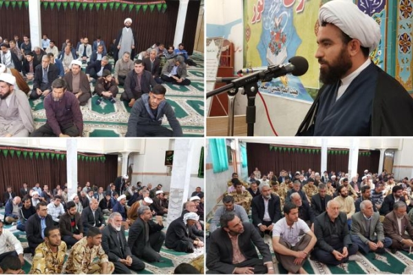گزارش تصویری از آئین عبادی سیاسی نماز جمعه سرپلذهاب