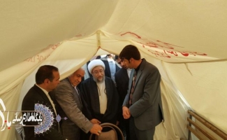  حضور بی واسطه رئیس دستگاه قضا میان زلزله زدگان سرپل ذهاب