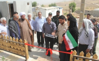 آیین افتتاح طرح های جهادی سپاه محمد رسول الله(ص) تهران بزرگ در سرپل ذهاب