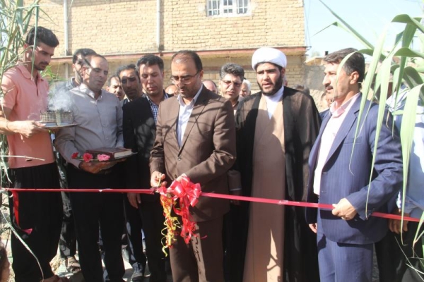 افتتاح سه طرح عمرانی وخدماتی در شهرستان سرپل ذهاب 