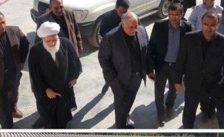 آیت الله علما امام جمعه کرمانشاه واردشهرستان زلزله زده سرپل ذهاب شد