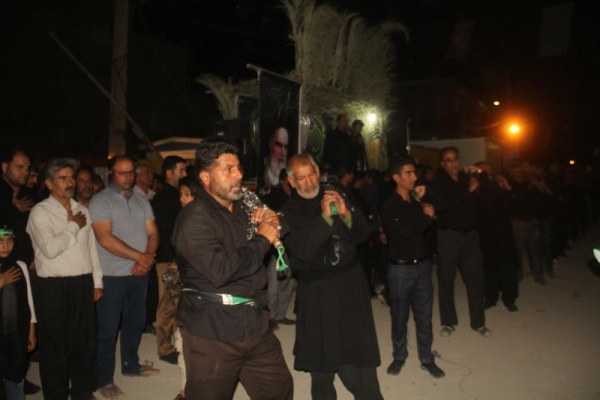 مراسم عزاداری شب سوم محرم در سرپلذهاب برگزار شد/هیات عزاداری مملو از شیفتگان سالار شهیدان