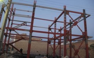 اسکلت بندی 700 واحد احداثی در سرپل ذهاب در حال اجراست