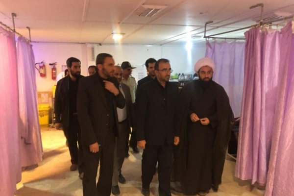 بازدیدسرزده فرماندار و امام جمعه سرپل ذهاب از بیمارستان  بانگر شهرستان