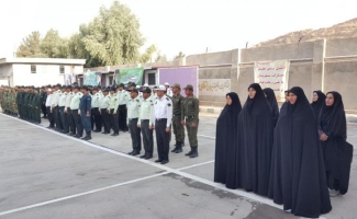 صبحگاه مشترک نیروهای نظامی و انتظامی در سرپل ذهاب برگزار شد