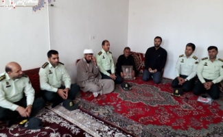 دیدار با خانواده شهدا سرپلذهاب در هفته ناجا