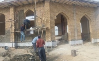 بازدید از روند ساخت مساجد روستایی در سرپل ذهاب