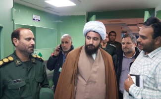 بازدید امام جمعه و فرمانده سپاه ناحیه سرپلذهاب از بیمارستان شهدای مقاوم سازی شده این شهرستان