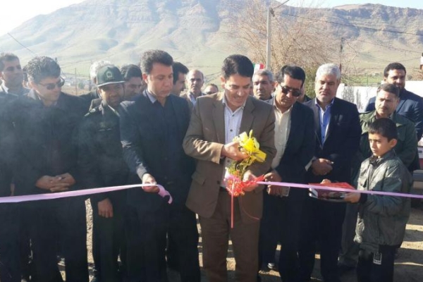 بهره برداری ازطرح جدول گذاری و بازسازی معابر روستای چالگه در سرپل ذهاب