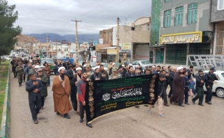 طنین نوای یافاطمه (س) درآسمان شهرستان / وقتی حزن واندوه شهیده دفاع ازولایت مردم را اندوهگین می سازد