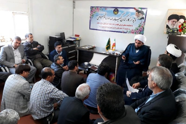 دیدارکادراجرایی کمیته امداد سرپل ذهاب با امام جمعه این شهرستان صورت گرفت