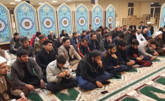 مراسم عزاداری و سوگواری شهادت امام علی نقی (ع) در مصلای نماز جمعه سرپل ذهاب برگزارشد