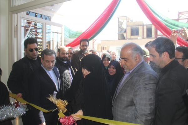 مدرسه 9 کلاسه شهدای وزارت امور خارجه در سرپل ذهاب افتتاح شد