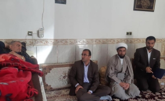 تفقد و دلجویی از دو خانواده  جانباز ضایعه نخایی در شهرستان سرپل ذهاب