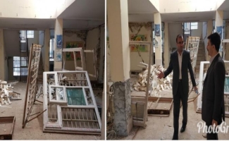 عملیات تخریب مجتمع اداری شهرستان سرپل ذهاب با دستور فرماندارسرپل ذهاب آغاز شد