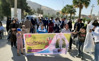 برگزاری همایش ویلچررانی بمناسبت هفته مبارزه باموادمخدر