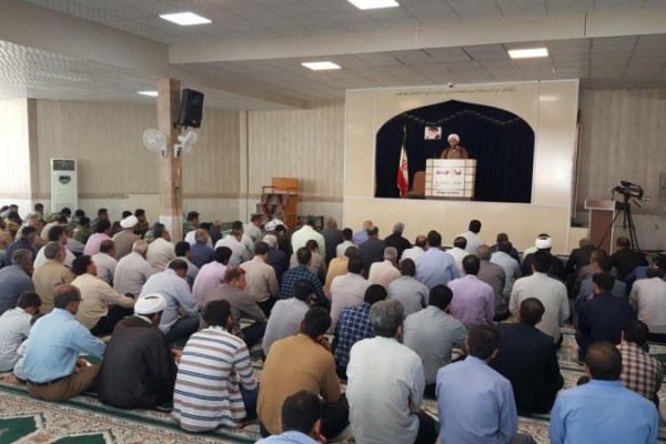 گزارش تصویری از آئین عبادی سیاسی نماز جمعه سرپلذهاب