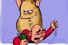 قدرت نمایی سیب زمینی (کارتون)!