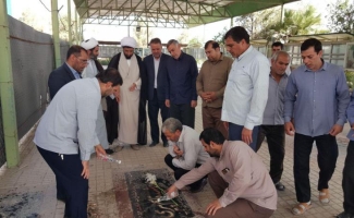 عطرافشانی و گلباران مزار شهدا در سرپلذهاب