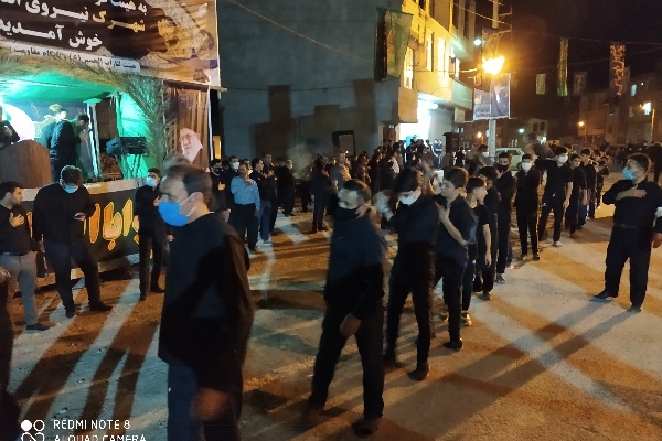 اقامه عزای حسینی در پنجمین شب از ایام محرم در سرپلذهاب