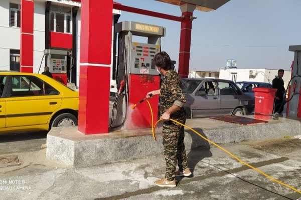 رزمایش دفاع زیستی در سطح مدارس و محلات با توزیع ماسک و غربالگری در شهرستان
