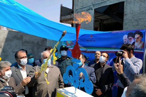 آیین بهره‌برداری از طرح گازرسانی به چهار روستای شهرستان سرپل‌ذهاب برگزار شد