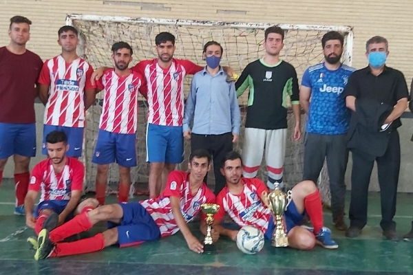 تیم فوتسال شاهین غرب سرپلذهاب قهرمان شد
