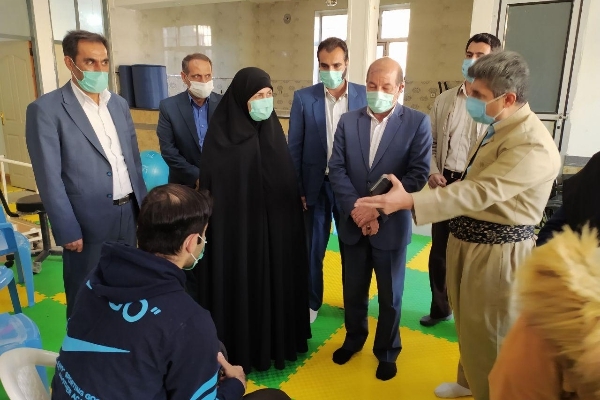 بازدید مدیر کل بهزیستی استان کرمانشاه از مرکز توانبخشی شهرستان سرپلذهاب