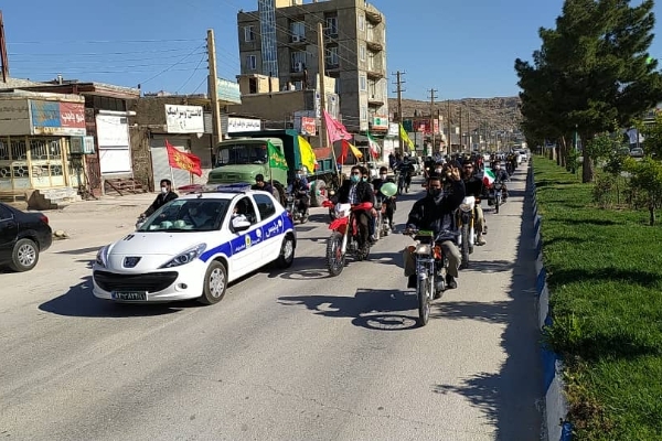 کارناوال خودرو بمناسبت ولادت با سعادت امام مهدی در سرپل ذهاب