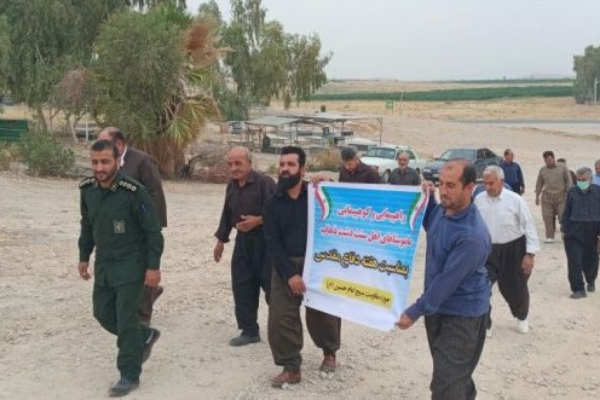 برگزاری همایش کوهپیمایی گرامیداشت هفته دفاع مقدس در سرپل ذهاب