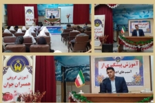 آموزش گروهی همسران جوان تحت  حمایت کمیته امداد امام خمینی (ره )شهرستان سرپل ذهاب